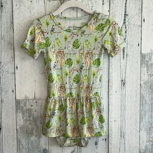 Lev Baby Bamboo Girls twirl bodysuit